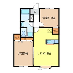 ファミールひろいの物件間取画像